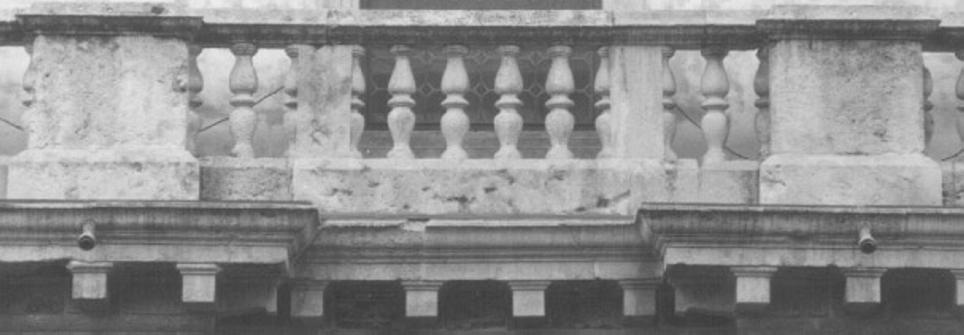 balaustrata di Palladio Andrea (sec. XVI)