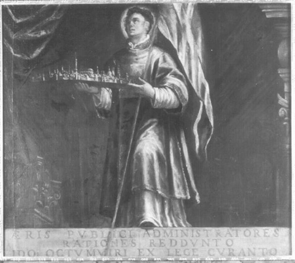 Santo (dipinto) di Maffei Francesco (sec. XVII)