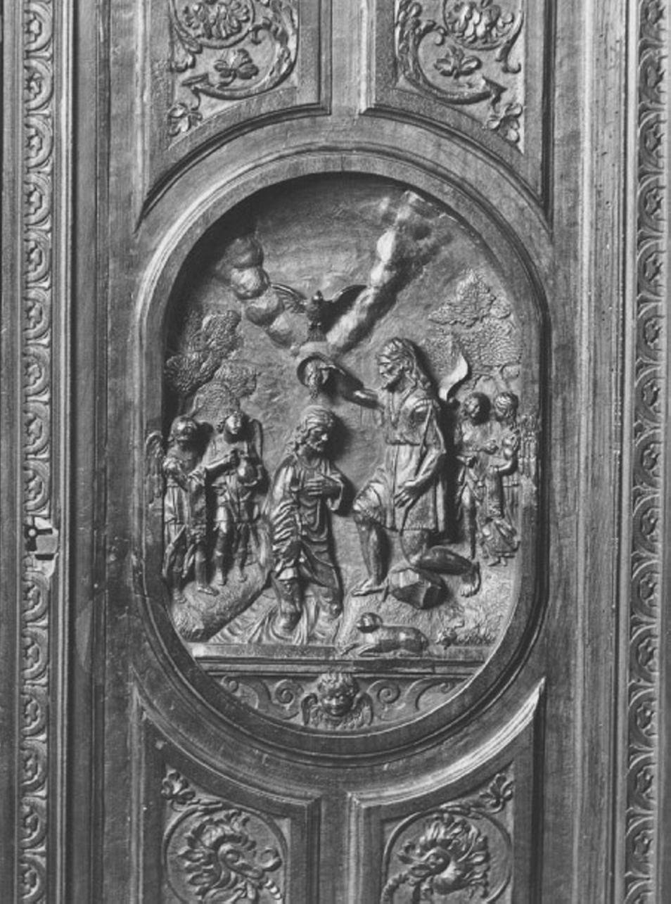 battesimo di Cristo (rilievo) - ambito veneto (sec. XVII)