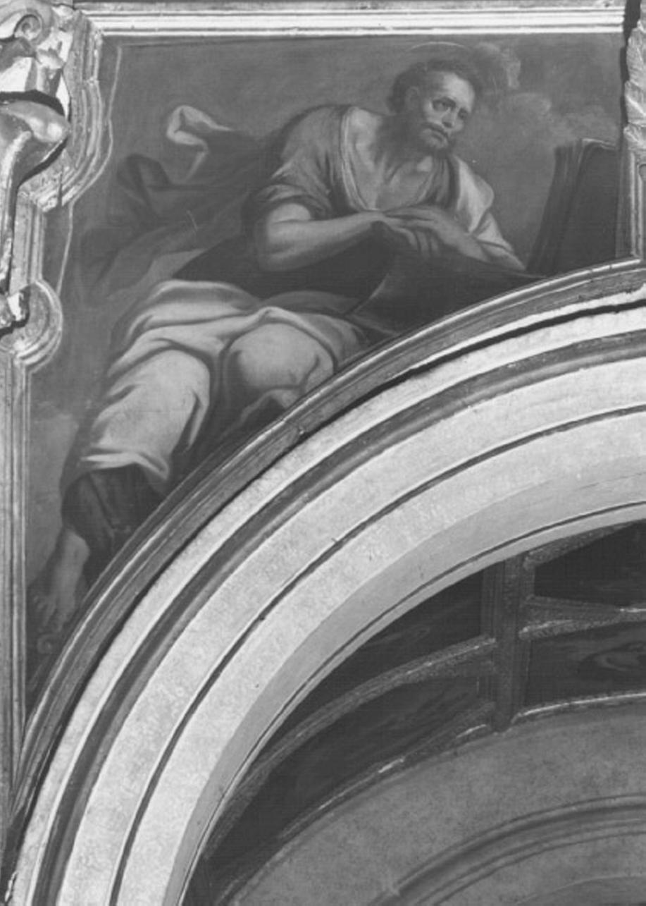 Santo apostolo (dipinto, elemento d'insieme) di Cozza Giovanni (attribuito) (sec. XVII)