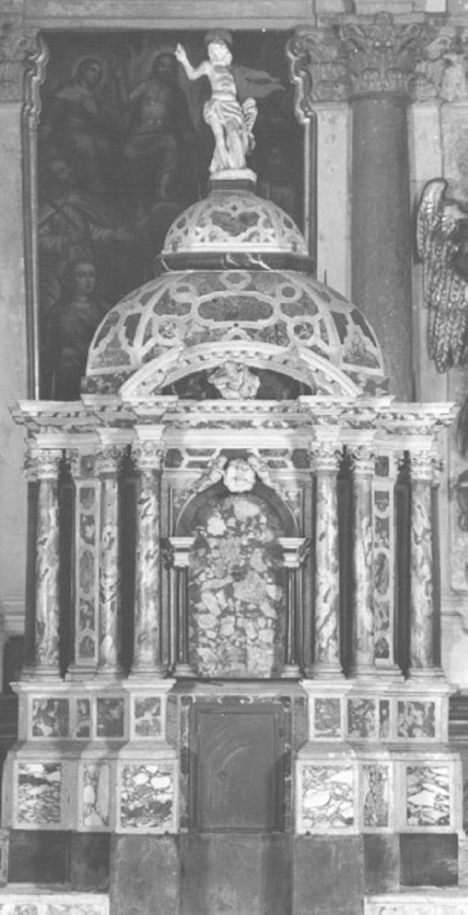 tabernacolo, elemento d'insieme di Merlo Domenico, Merlo Federico (sec. XVII)