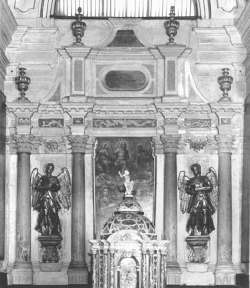 mostra d'altare, insieme di Albanese Francesco (maniera) (sec. XVII)