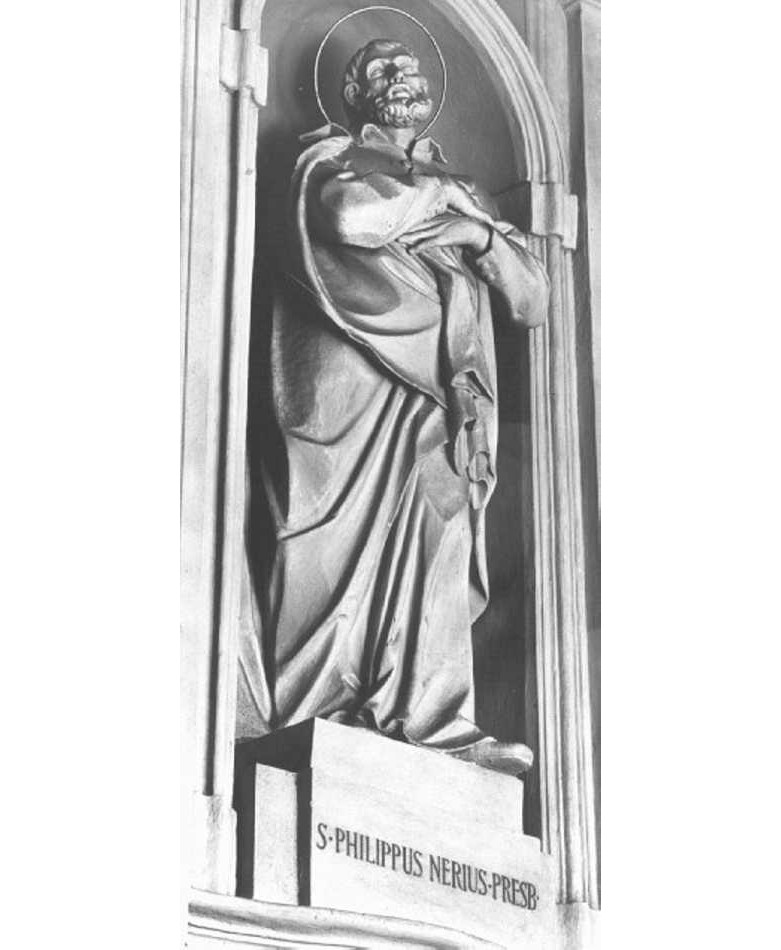 San Filippo Neri (statua) di Muttoni Pietro detto Muttoni Jacopo Pietro (sec. XVIII)