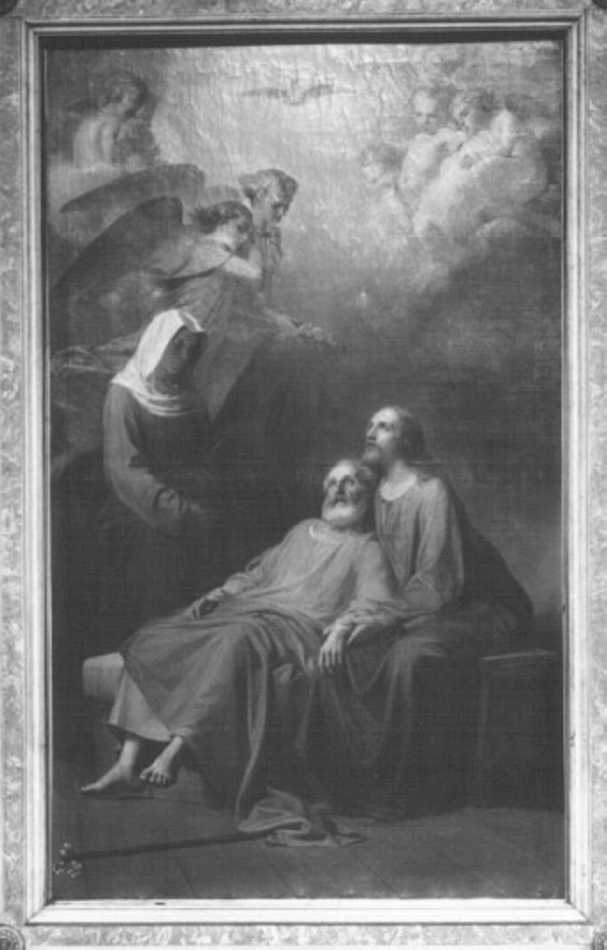 morte di San Giuseppe (dipinto) di Malatesta Adeodato (terzo quarto sec. XIX)