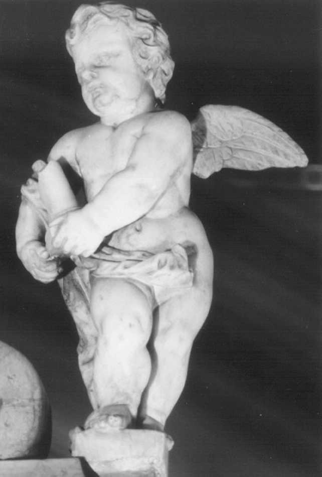 angioletti con simboli della Passione (statua, elemento d'insieme) di Marinali Angelo (attribuito) (ultimo quarto sec. XVII)