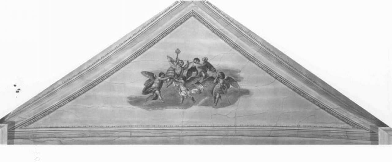 gloria di angeli (dipinto) di Santi Sebastiano (secondo quarto sec. XIX)