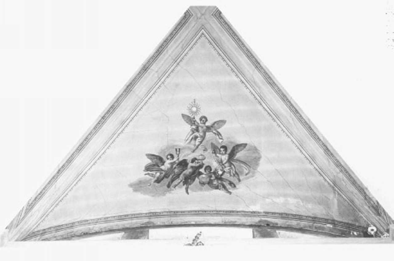 gloria di angeli (dipinto) di Santi Sebastiano (secondo quarto sec. XIX)