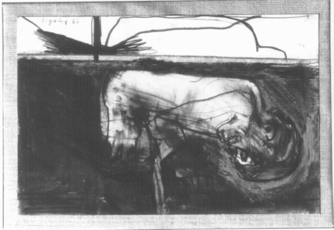 Dormitorio (disegno) - ambito italiano (sec. XX)