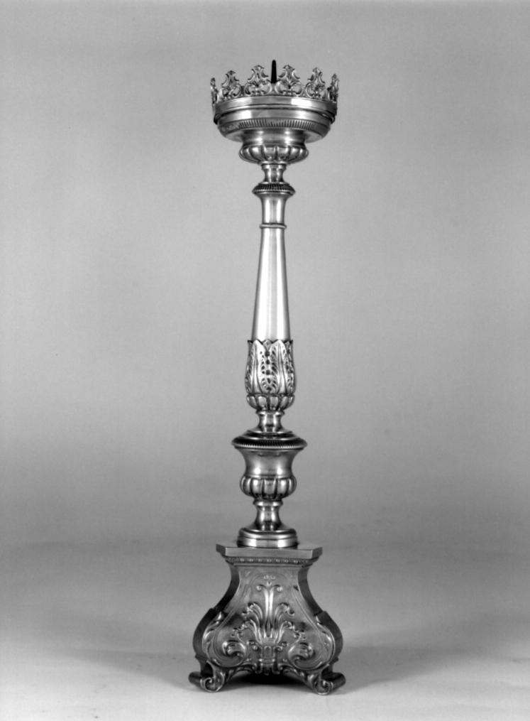 candeliere d'altare - ambito veneto (sec. XIX)