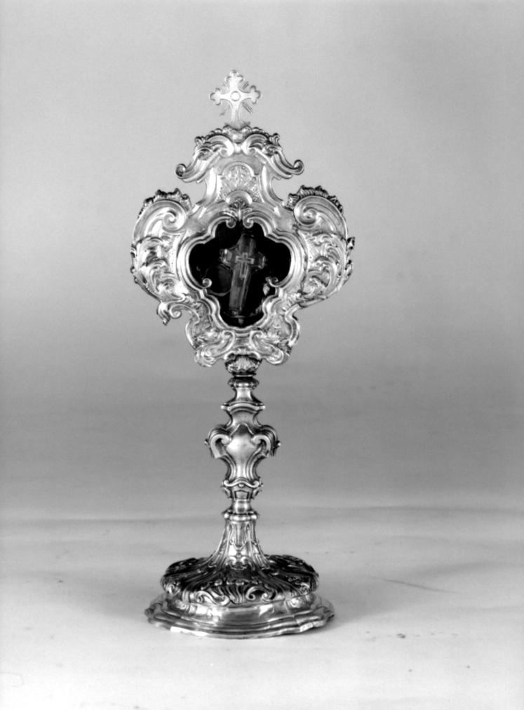 reliquiario - a ostensorio - ambito veneto (sec. XVIII)