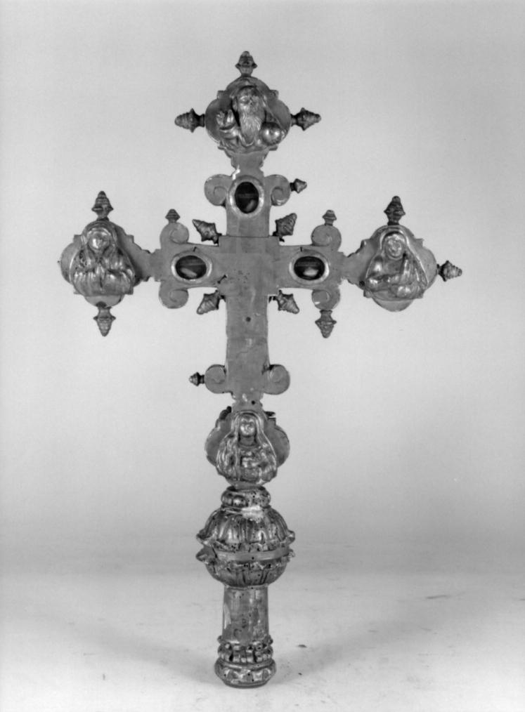 reliquiario - a croce - ambito veneto (sec. XIX)