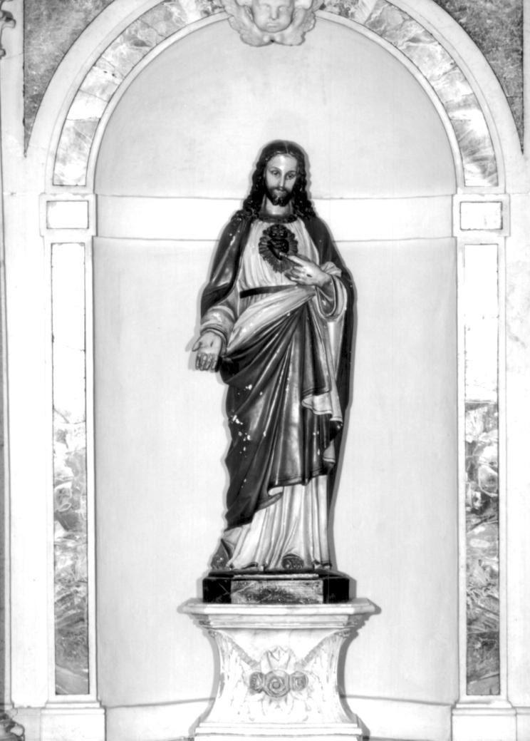 Sacro Cuore di Gesù (statua) - ambito veneto (fine sec. XIX)