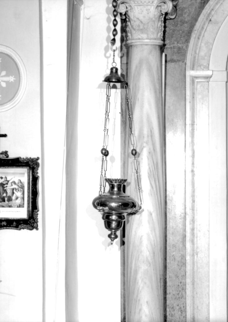 lampada del SS. Sacramento - ambito veneto (sec. XIX)