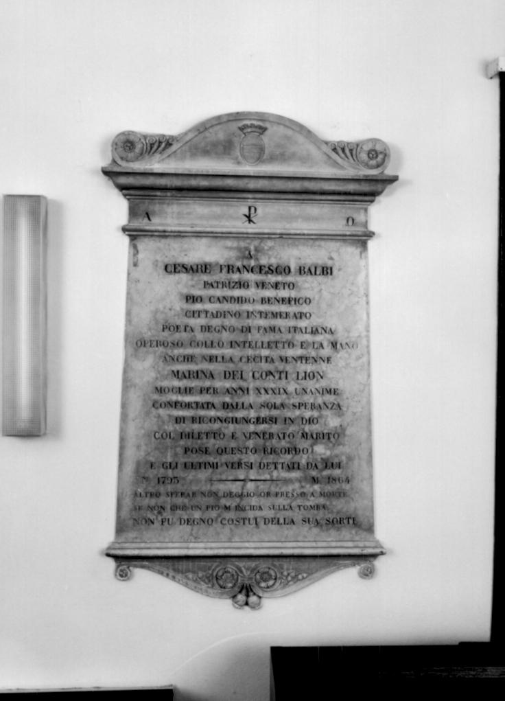 lapide - ambito veneto (sec. XIX)