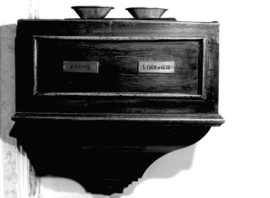 cassetta per elemosine - ambito veneto (secc. XIX/ XX)