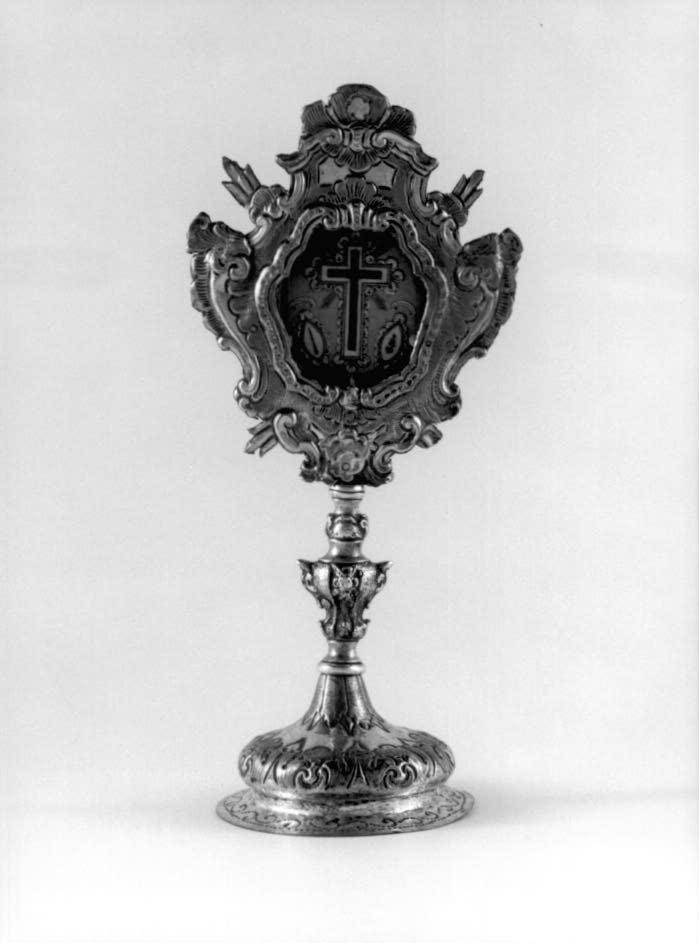 reliquiario - a ostensorio - ambito veneto (sec. XVIII)