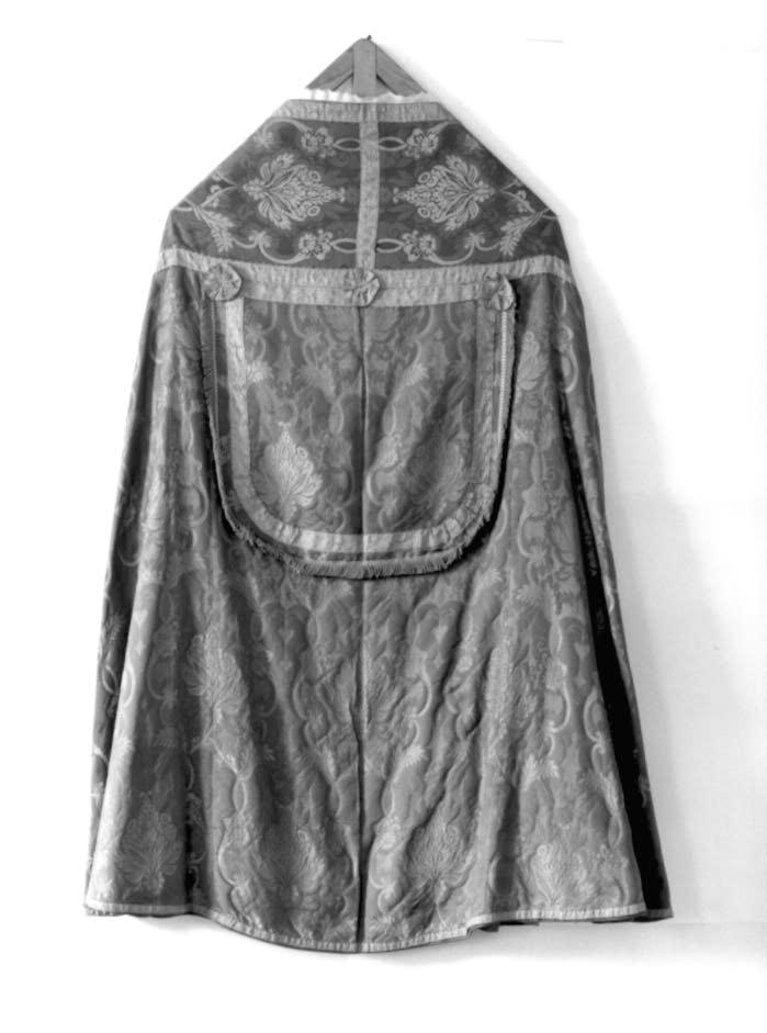 cappuccio di piviale - ambito veneto (secc. XVIII/ XIX)