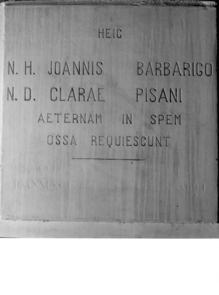 lapide - ambito veneto (sec. XVIII)