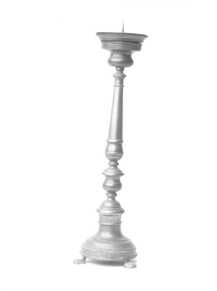 candeliere d'altare - ambito veneto (sec. XIX)