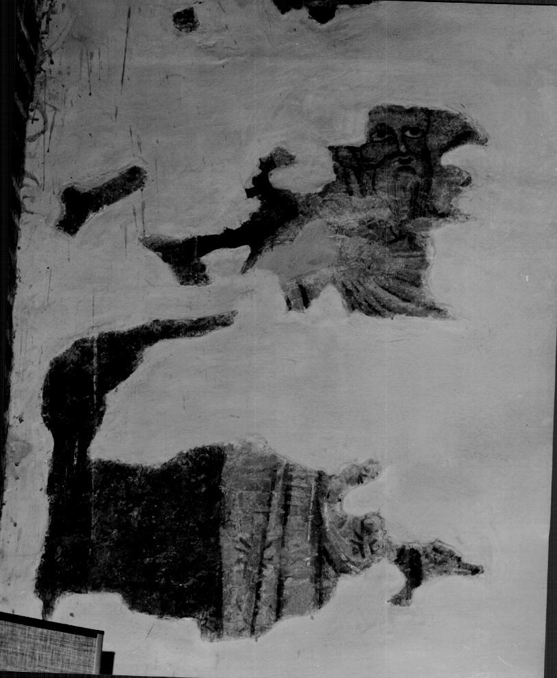 figura maschile (dipinto, frammento) - ambito veneto (sec. XIII)