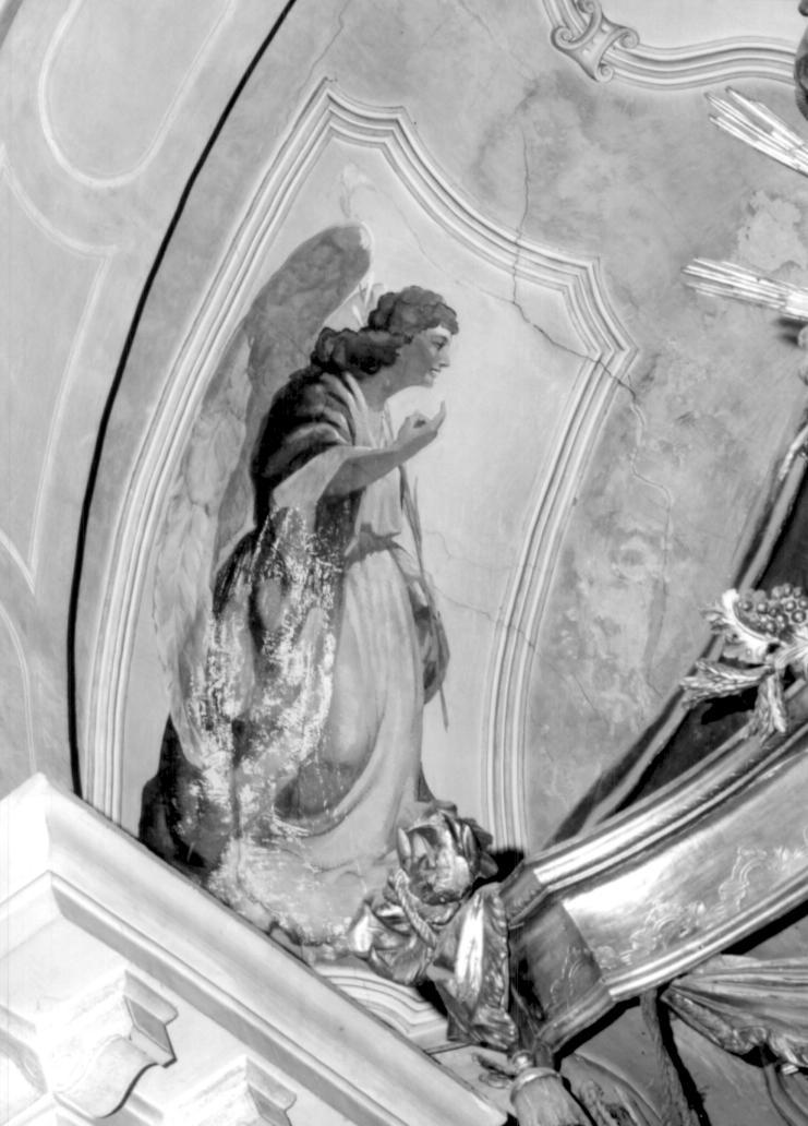 angelo annunciante (dipinto) - ambito veneto (sec. XX)