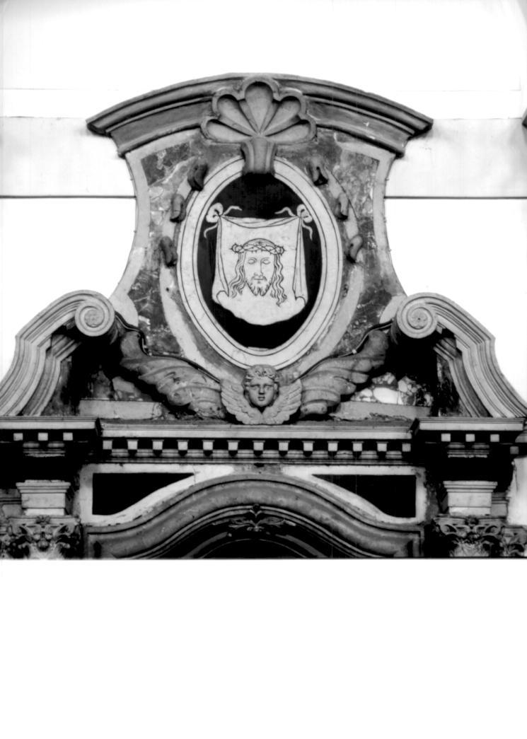 Volto Santo (decorazione a intarsio) - ambito veneto (sec. XVIII)