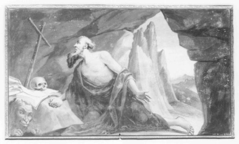 San Girolamo (dipinto) di Poppini Giuseppe - ambito vicentino (sec. XIX)