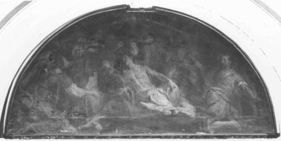 La resurrezione del figlio della vedova di Naim (dipinto) di Lazzarini Gregorio (attribuito) (sec. XVIII)