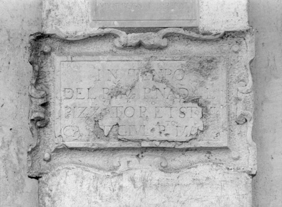 lapide - ambito veneto (sec. XVII)