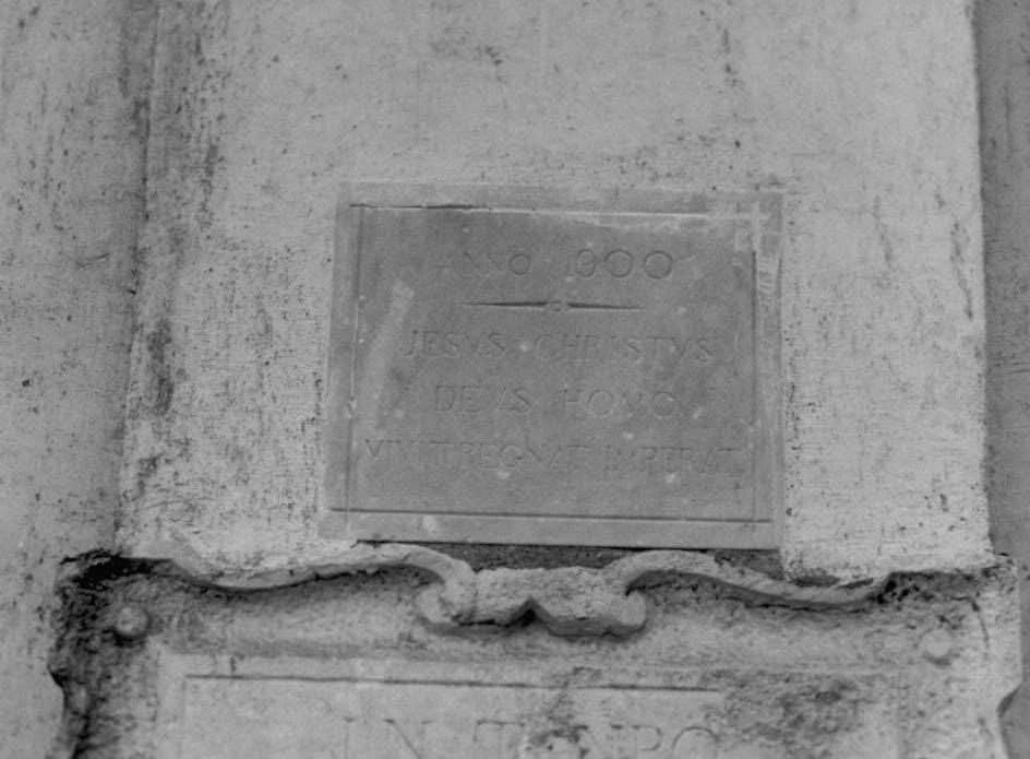 lapide - ambito veneto (sec. XX)