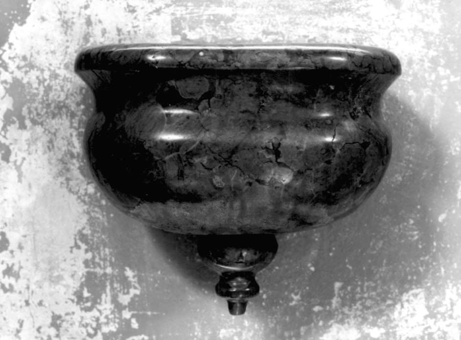 acquasantiera da parete - ambito veneto (seconda metà sec. XVIII)
