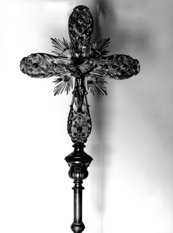 croce processionale - ambito veneto (sec. XVIII)
