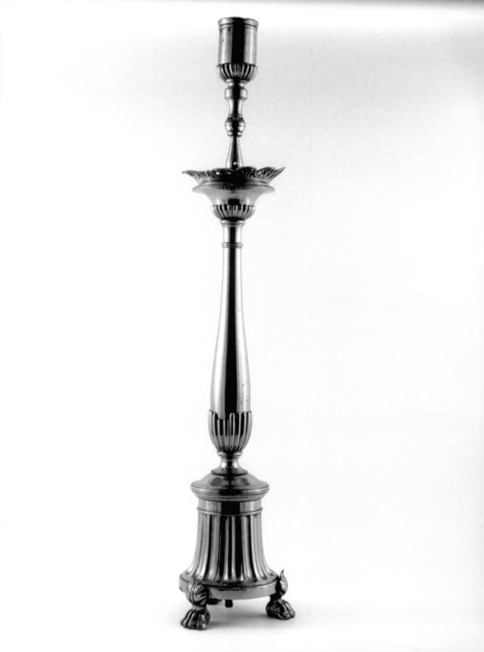 candeliere d'altare - ambito veneto (sec. XIX)