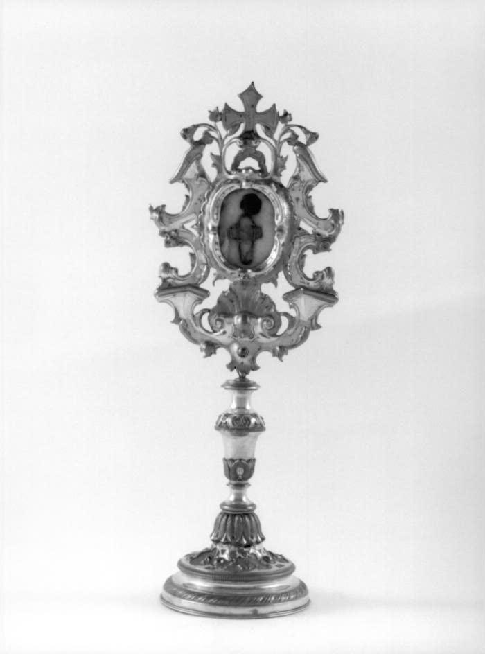 reliquiario - a ostensorio - ambito veneto (secc. XVIII/ XIX)