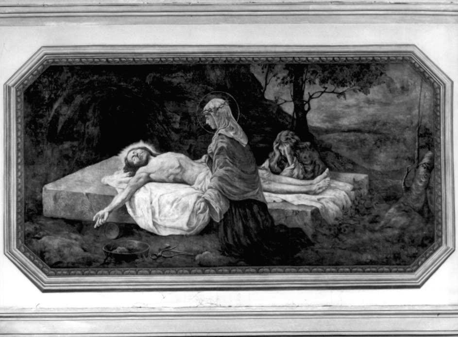 compianto sul Cristo morto (dipinto) - ambito veneto (sec. XX)