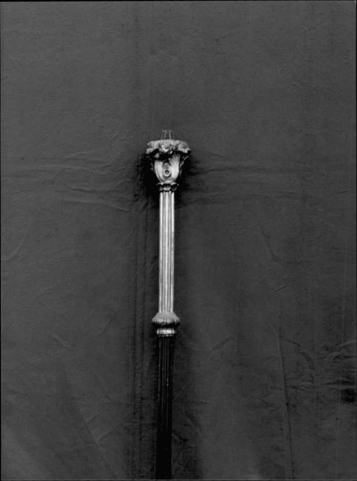 mazza processionale - ambito veneto (sec. XVIII)