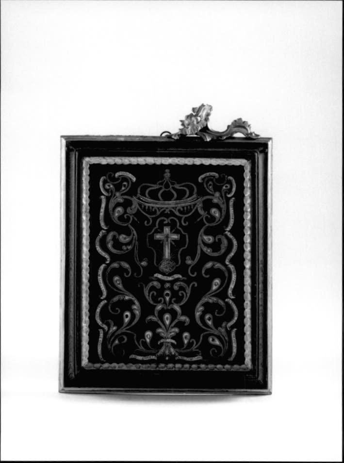 reliquiario - a tabella - ambito veneto (sec. XVIII)