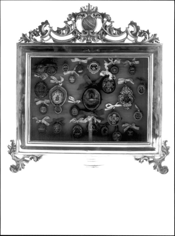reliquiario - a tabella - ambito veneto (sec. XVIII)