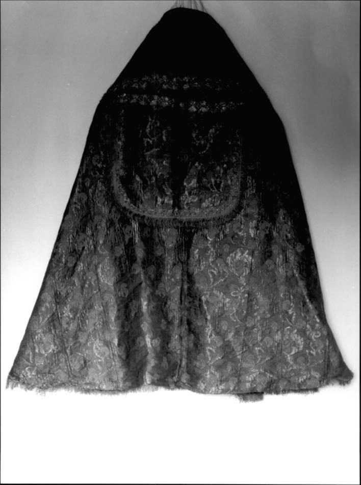 cappuccio di piviale - ambito veneto (secc. XVIII/ XIX)