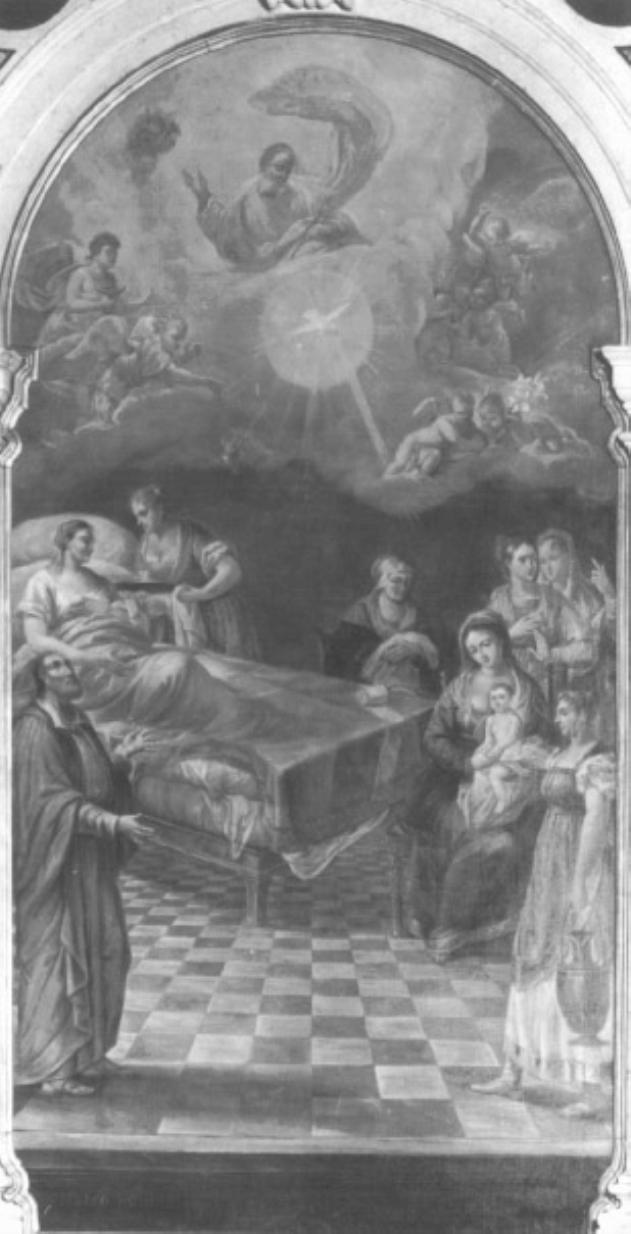 natività di Maria Vergine (dipinto) di Dal Ponte Leandro detto Leandro Bassano (sec. XVIII)