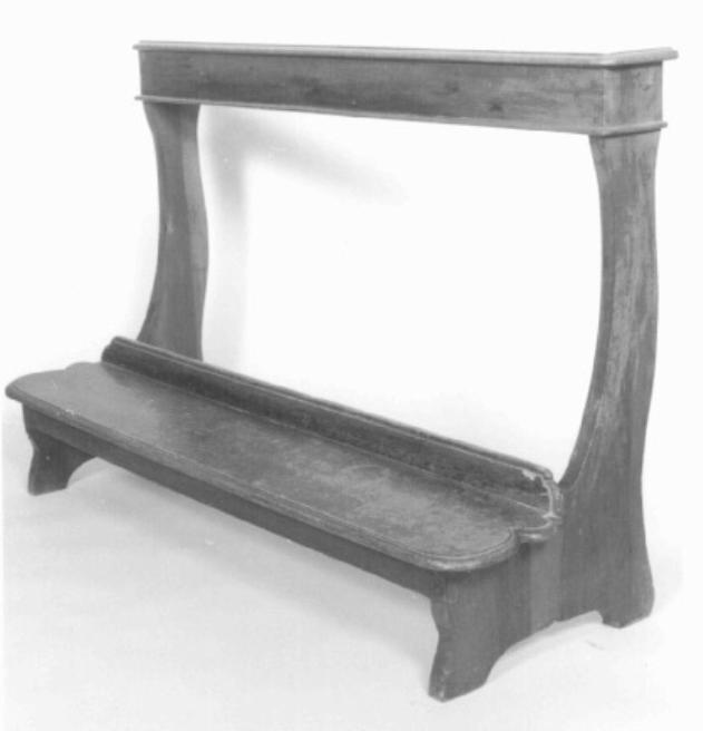 inginocchiatoio - ambito veneto (prima metà sec. XX)