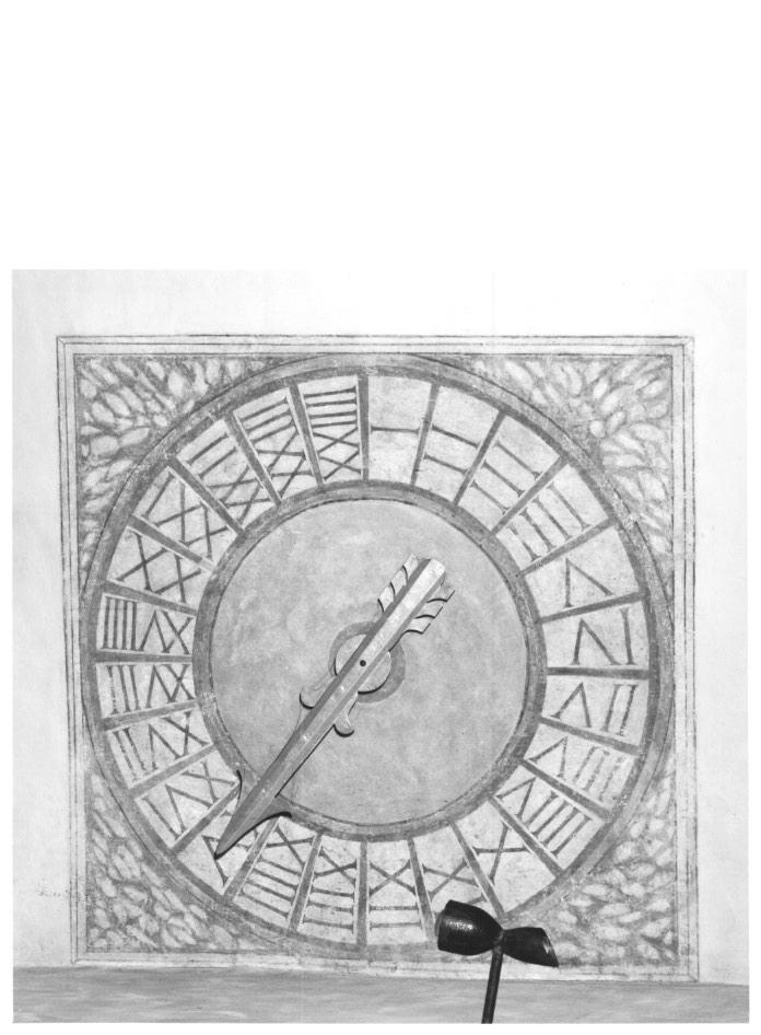 orologio (dipinto) - ambito veneto (sec. XV)