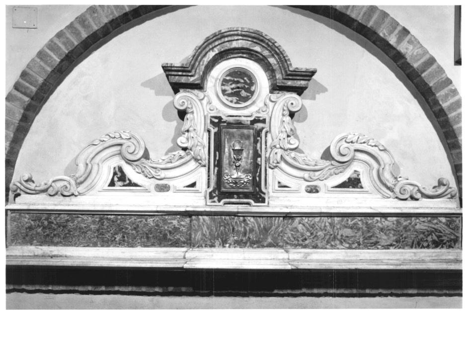 gradino d'altare - ambito veneto (sec. XVIII)