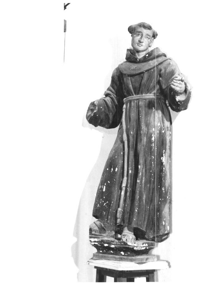 San Francesco d' Assisi (statua) - ambito veneto (secc. XVII/ XVIII)