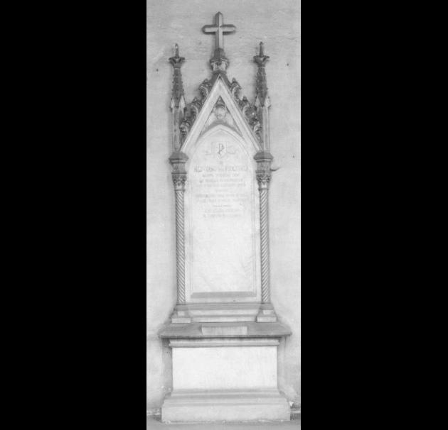 monumento funebre - produzione italiana (sec. XIX)