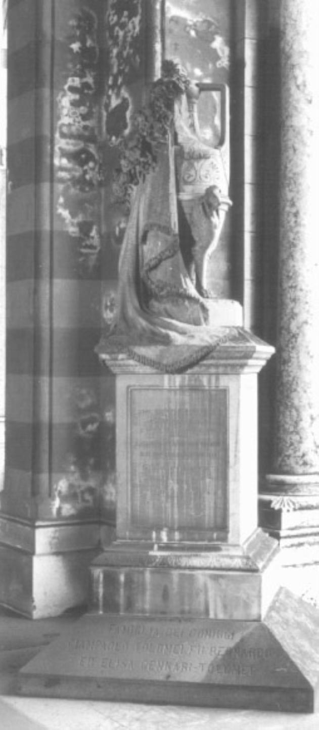 monumento funebre - produzione italiana (sec. XIX)