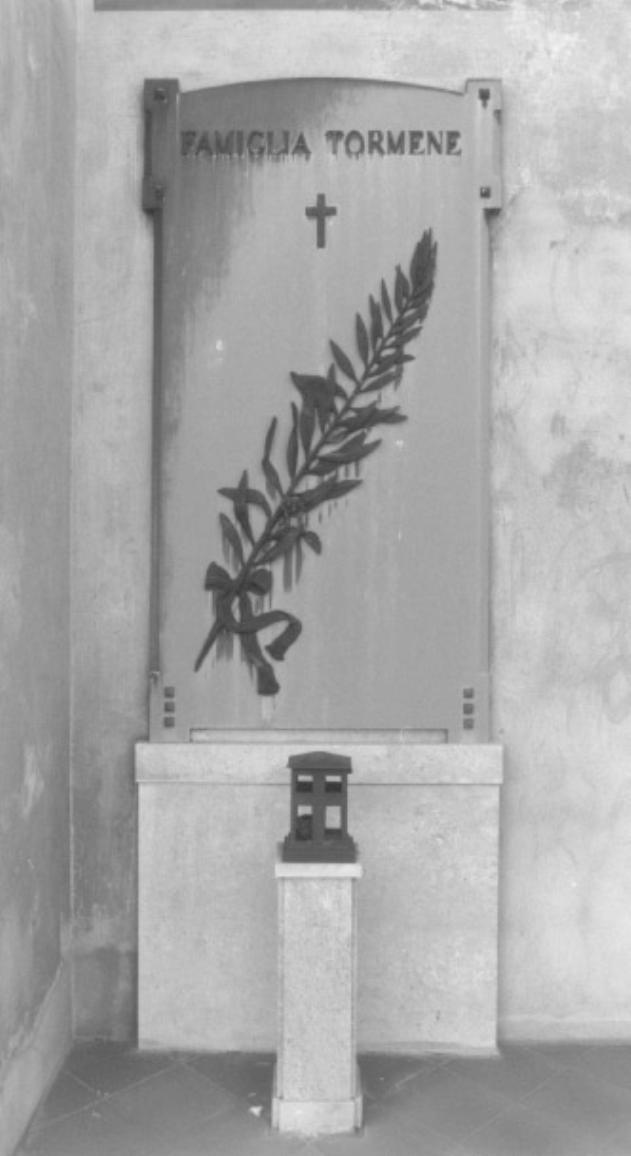 stele funeraria - ambito veneto (sec. XX)