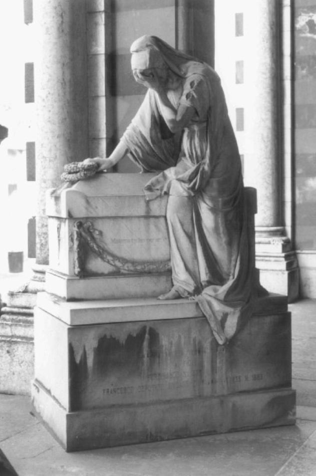 monumento funebre - ambito veneto (sec. XIX)