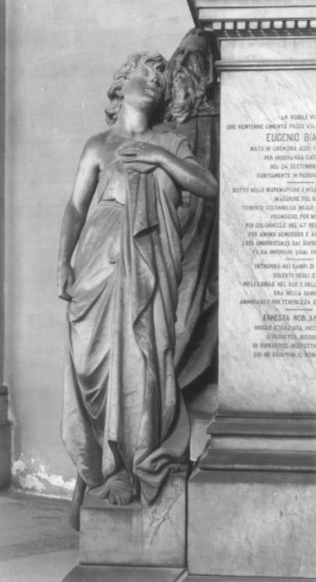 figura femminile (statua) di Novelli R - ambito veneto (sec. XIX)