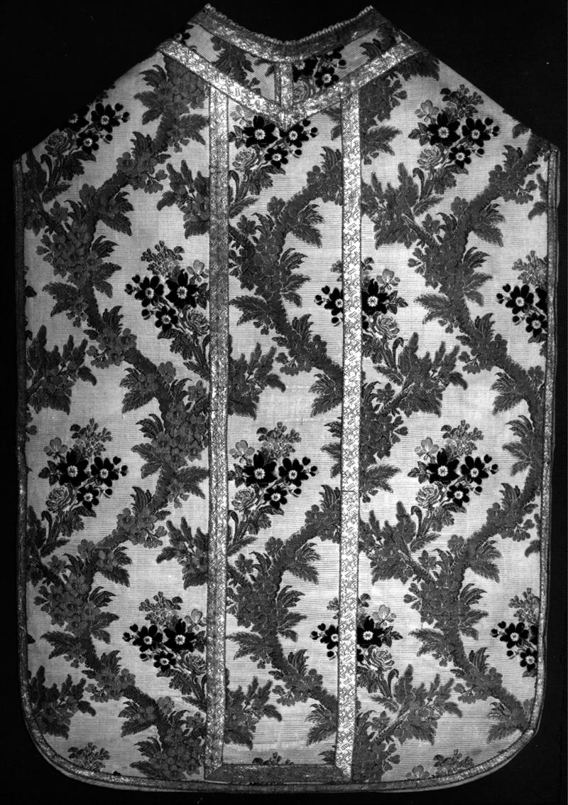 pianeta, elemento d'insieme - manifattura veneziana (ultimo quarto sec. XVIII)